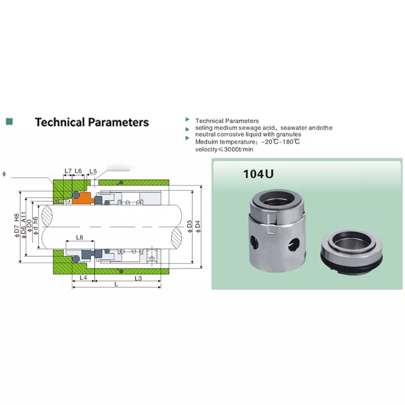 104U Cartridge Mechanical Seal