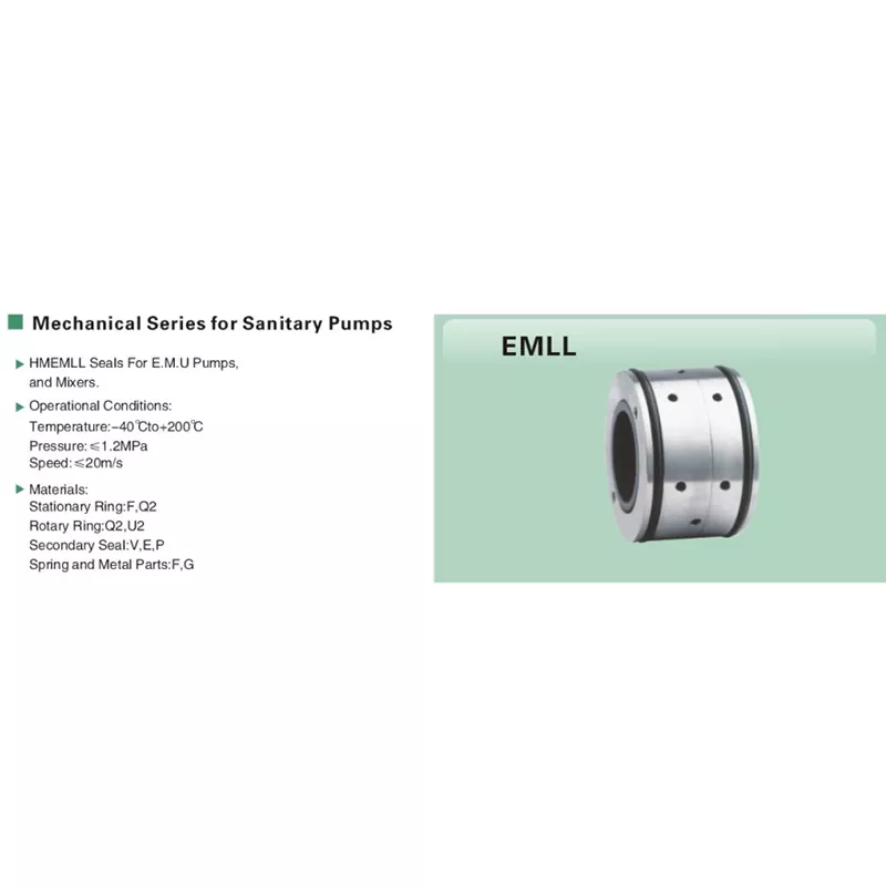EMLL Sanitary Pump Mechanical Seal