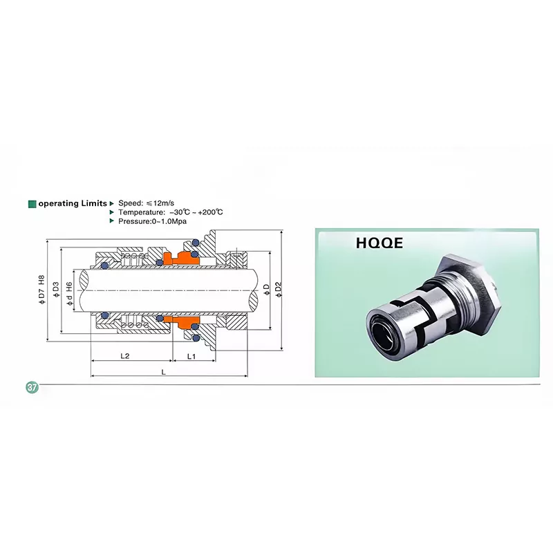 HQQE Grundfos Pump Mechanical Seal